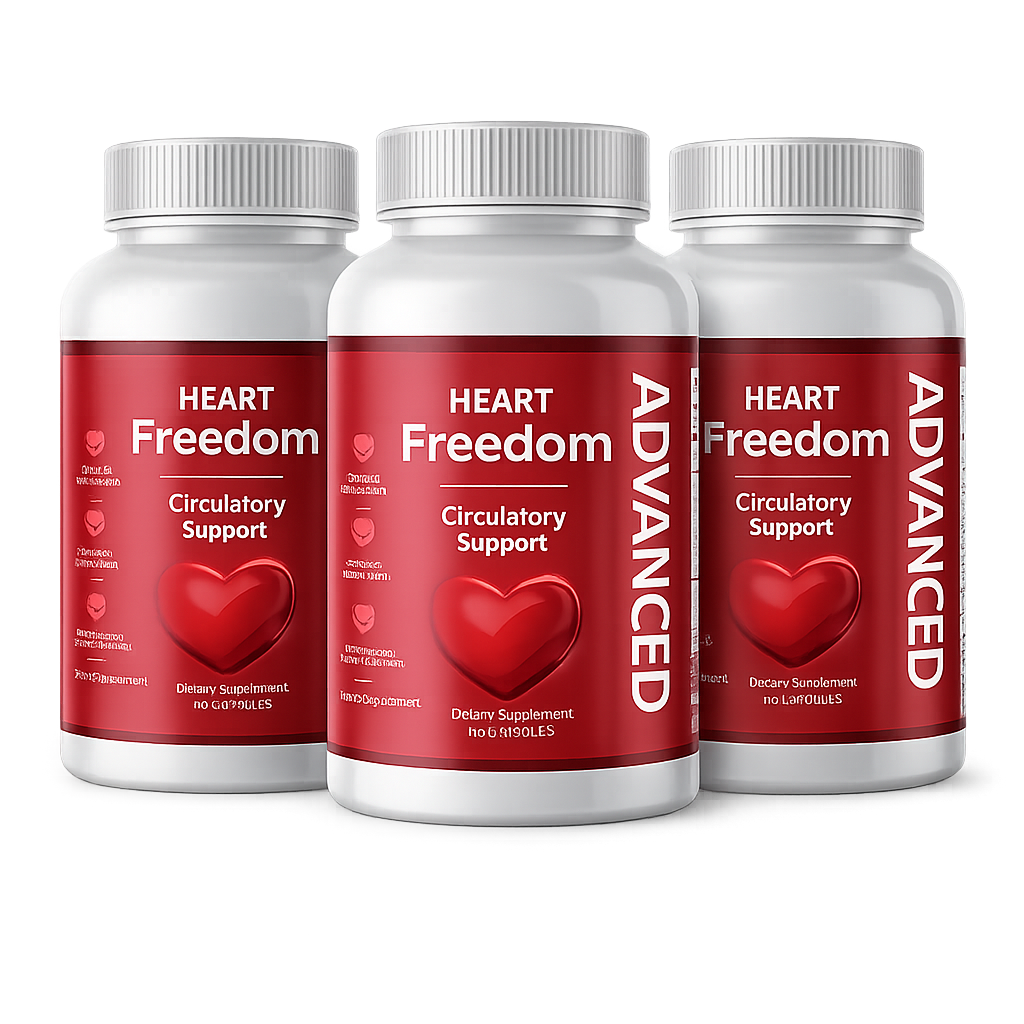 Heart FreeDom Advanced Circulatory Support - 3 Bottles (180 Capsules)